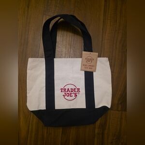 New With Tags Trader Joes Mini Tote Blue
